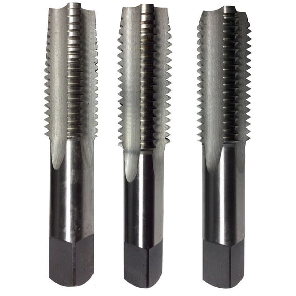 Qualtech DWTS5/16-18 5/16"-18 Carbon Steel Hand Tap Set