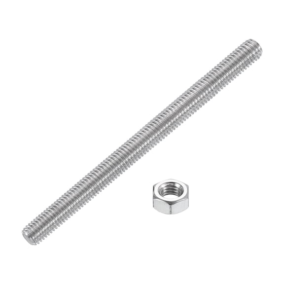 5/16"-18 Fully Threaded Rod, 1Pack 304 Stainless Steel 4.3" Long Threaded Screw