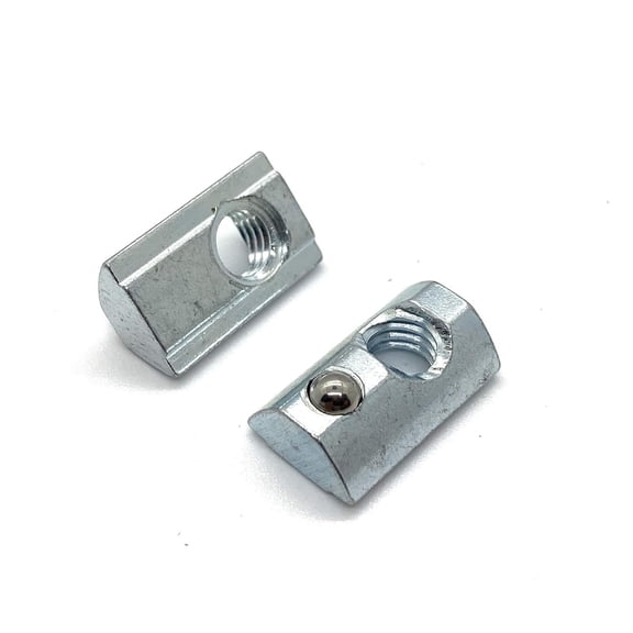 5/16-18 Roll-in T-Nut with Ball Spring 96pcs 15 & 40 Series Aluminum Profile. Compatible with 80/20 13040