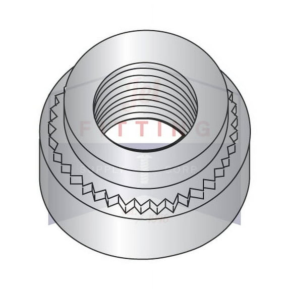 5/16-18 Self Clinching Nuts, 303 Stainless Steel, Passivated to ASTM A380 (Quantity: 1000) Full Size: 5/16-18-2