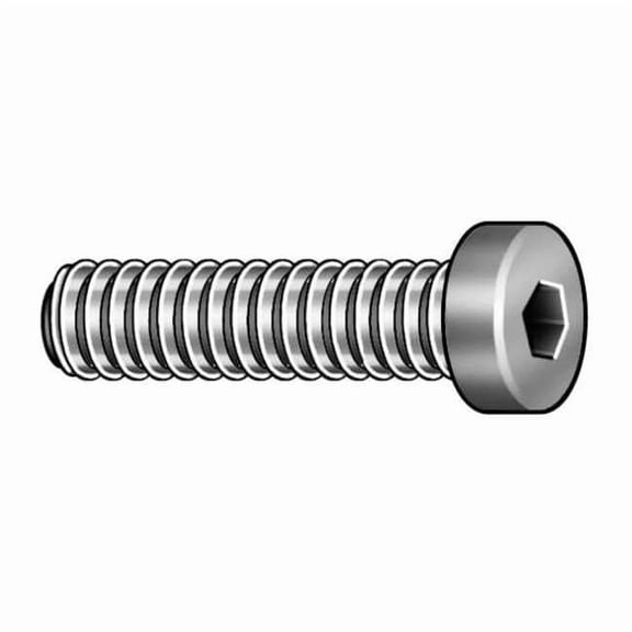 5/16"-18 Socket Head Cap Screw, Socket, Black Oxide Alloy Steel, 1/2 in Length, 100 PK