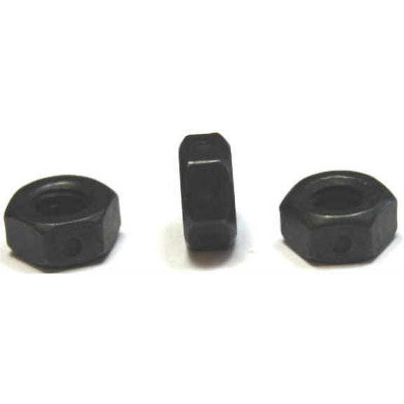5/16-18 Two Way Reversible Hex Locknuts / Steel / Black Zinc - 1500 Piece Carton