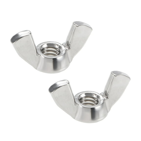 5/16"-18 Wing Nuts 304 Stainless Steel Shutters Butterfly Nut Hand Twist Tighten Fasteners Parts 2 pcs