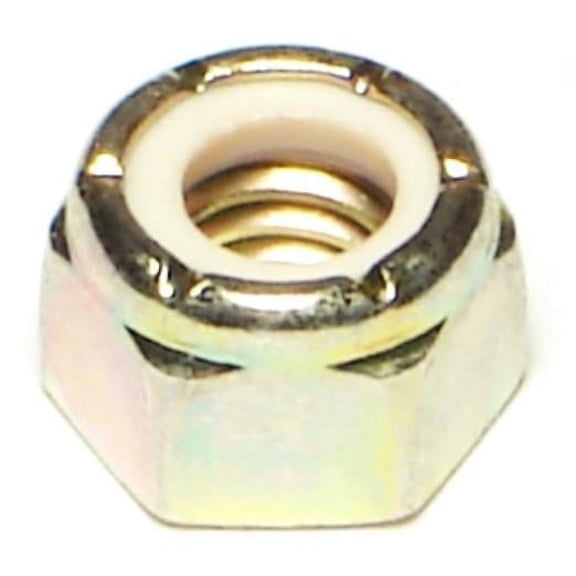 5/16"-18 Zinc Grade 8 Nylon Insert Lock Nuts (10 pcs.)