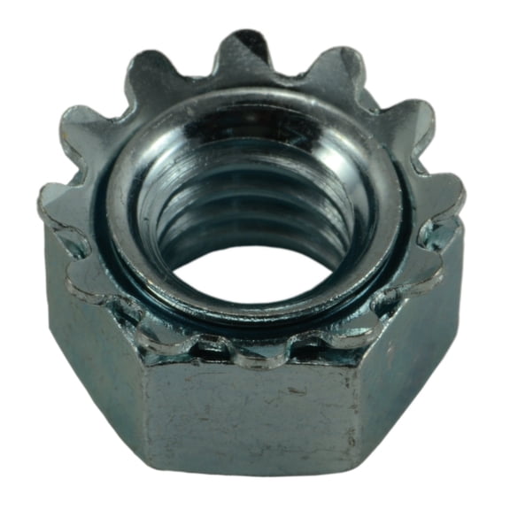 5/16"-18 Zinc Plated Grade 2 Steel Coarse Thread Kep Lock Nuts (16 pcs.)