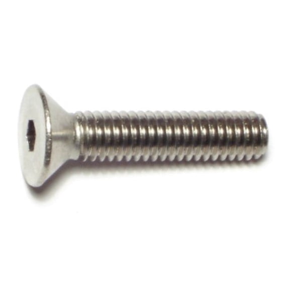 5/16"-18 x 1-1/2" 18-8 Stainless Flat Head Socket Cap Screws (6 pcs.)