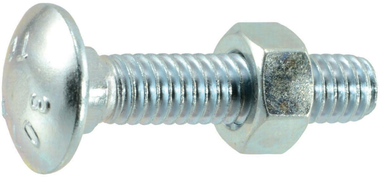 Midwest Fastener Carriage Bolt, Square Neck, 18 (Coarse), 3-1/2 In L, 18-8 Stainless Steel, 25 PK 50605 - View #9