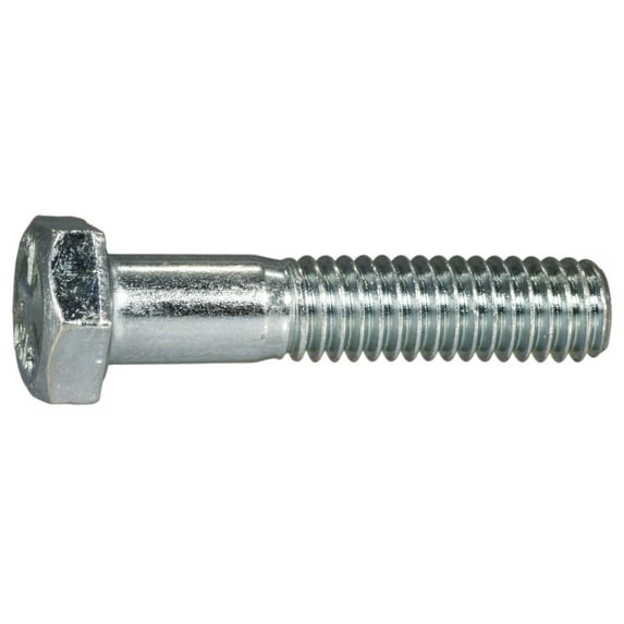 5/16"-18 x 1-1/2" Zinc Plated Grade 5 Steel Coarse Thread Hex Cap Screws CSHS5-162