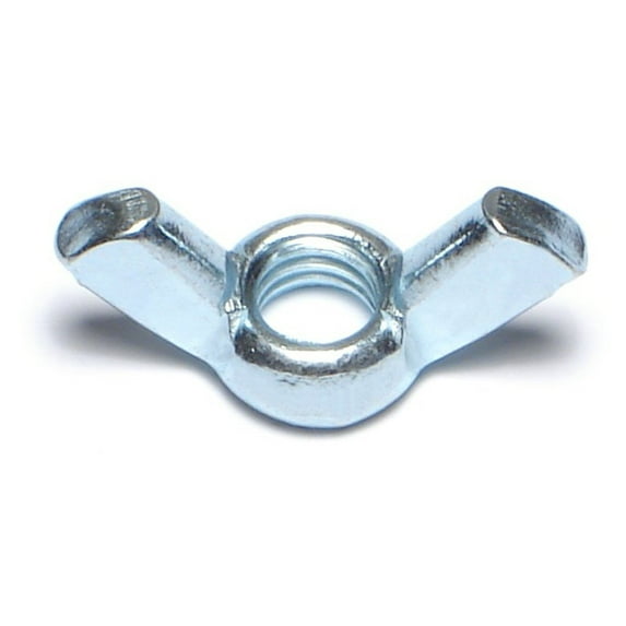 5/16"-18 x 1-1/4" Zinc Plated Steel Coarse Thread Cold Forged Wing Nuts WNS-166
