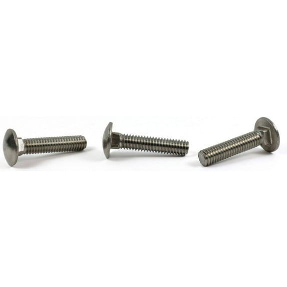 5/16-18 x 1 3/4" Carriage Bolts / Full Thread / Steel / Zinc - 500 Piece Carton