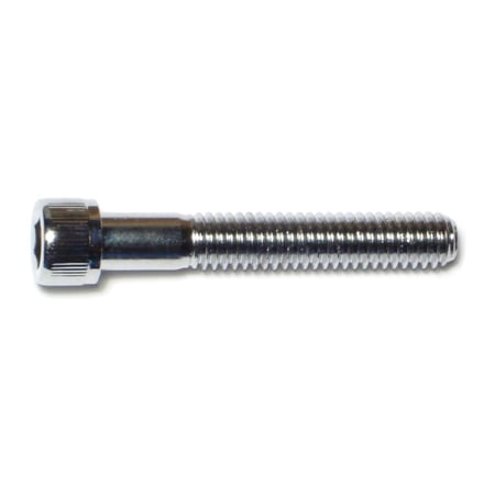 5/16"-18 x 1-3/4" Chrome Grade 8 Knurled Socket Cap Screws SCSKS-111 (10 pcs.)