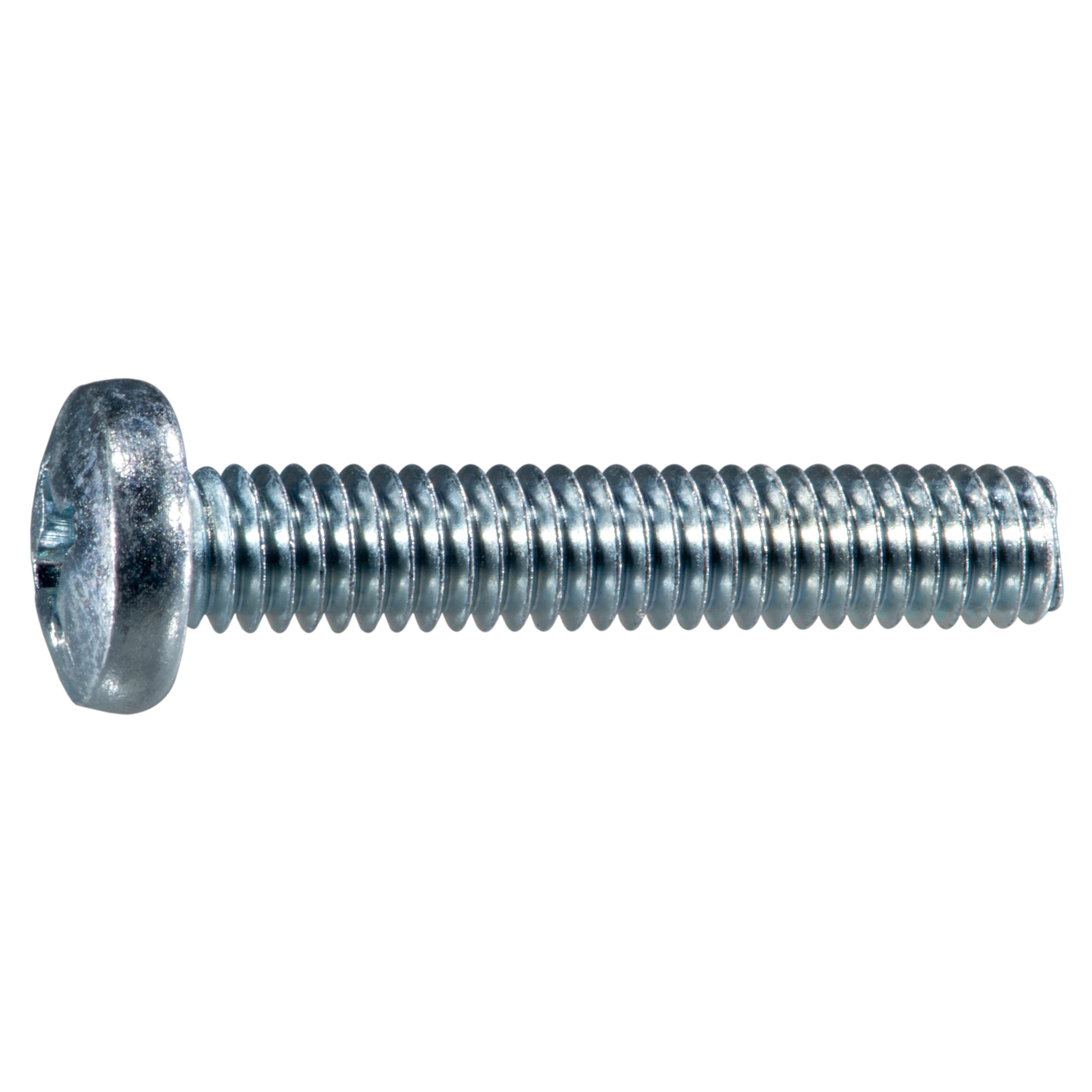 5/16"-18 x 1-3/4" Zinc Phillips Pan Head Machine Screws (50 pcs.)