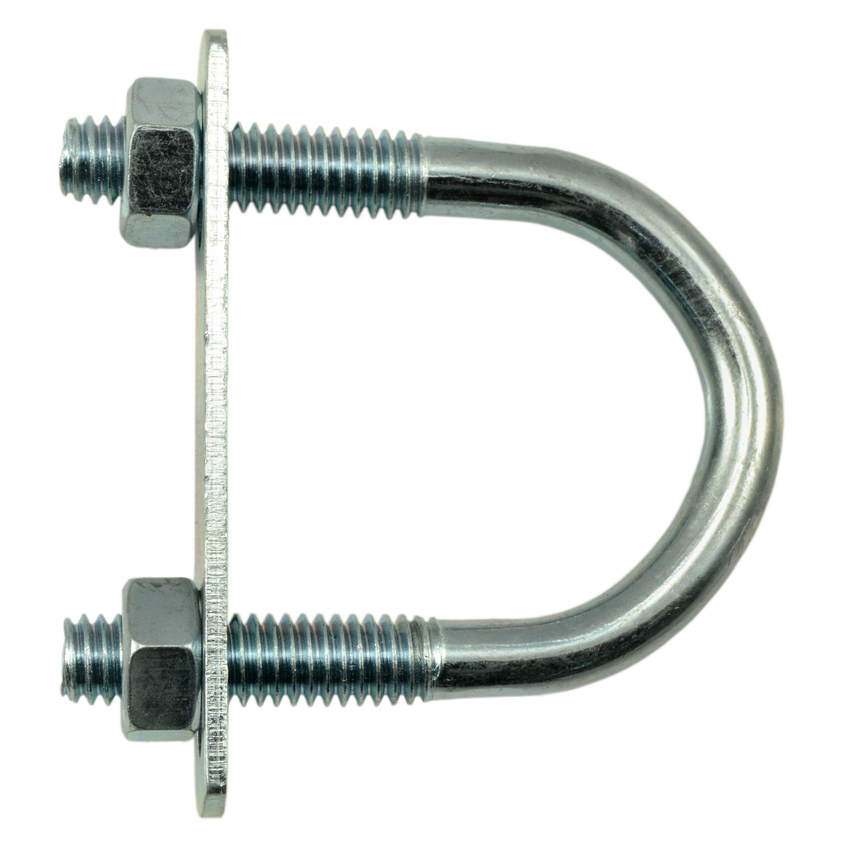5/16"-18 x 1-3/8" x 2-1/2" Zinc Plated Steel Round U-Bolt (10 pcs.)