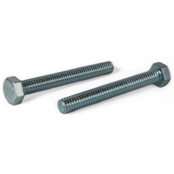 5/16-18 x 10" Hex Tap Bolts / Steel / Zinc - 75 Piece Carton