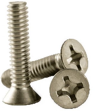 10-24 X 3/4" Phillips Drive Flat Head Grade 316 Stainless Steel