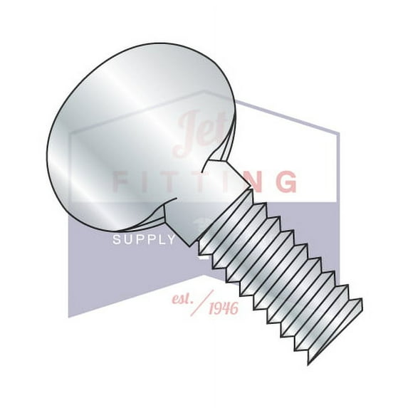 5/16-18 x 2" Thumb Screws | Type P | No Shoulder | Steel | Zinc (Quantity: 200)