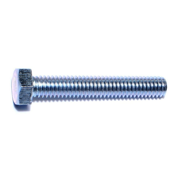 5/16"-18 x 2" Zinc Plated Steel Coarse Full Thread Hex Head Tap Bolts TBHS-053