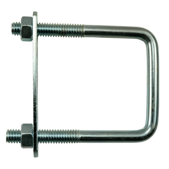 5/16"-18 x 2" x 3" Zinc Plated Steel Square U-Bolt (10 pcs.)