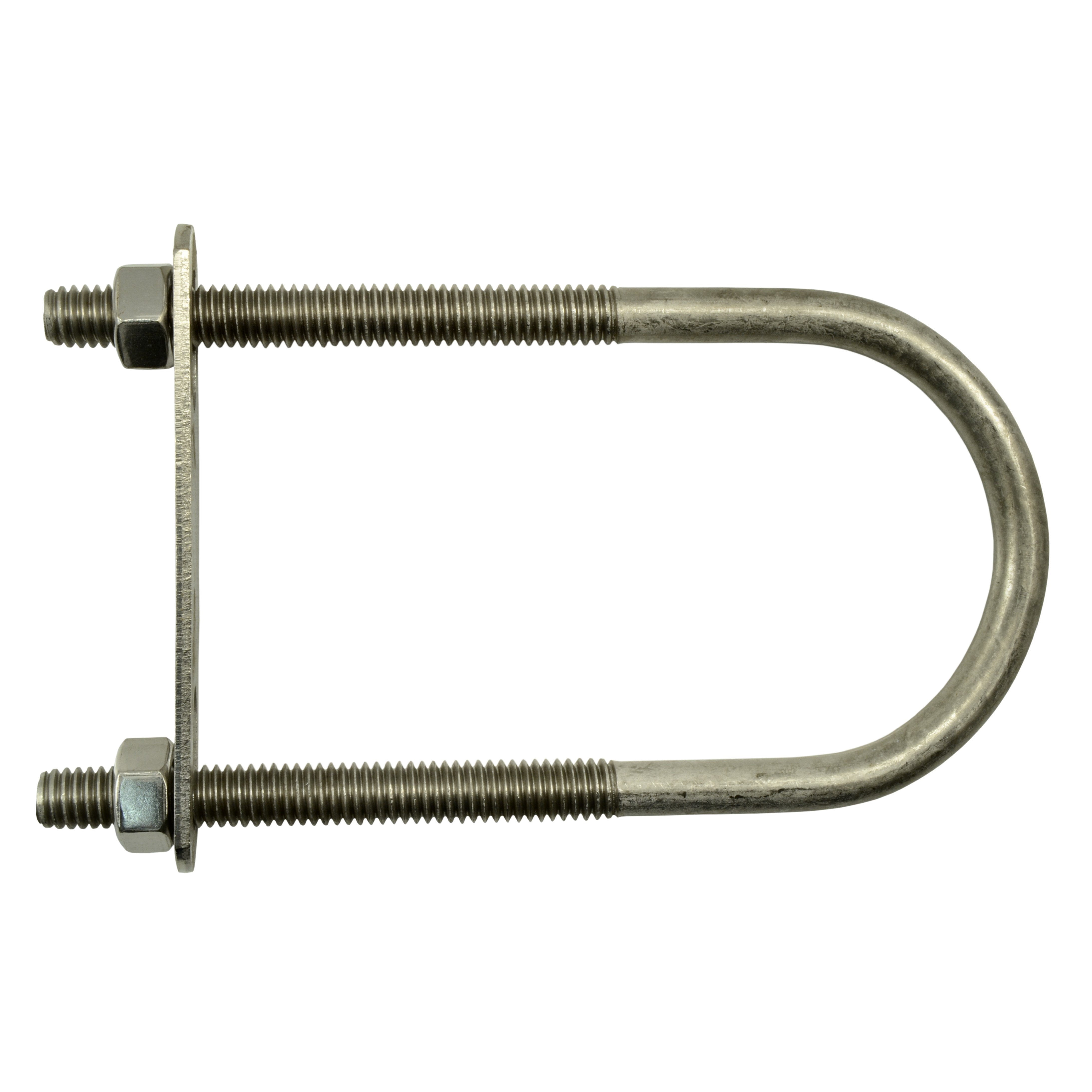 5/16"-18 x 2" x 4-11/16" 18-8 Stainless Steel Round U-Bolt (10 pcs.)