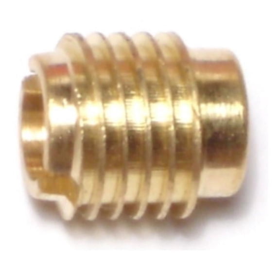 5/16"-18 x 3/4" Brass Coarse Thread Tapped Wood Inserts (12 pcs.)