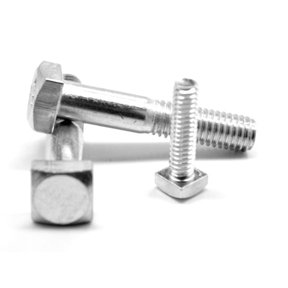 5/16-18 x 3/4 Coarse Thread A307 Grade A Square Head Machine Bolt Low Carbon Steel Zinc Plated Pk 2600