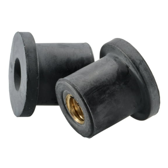 5/16"-18 x 3/4" Rubber Coarse Thread Well Nuts (12 pcs.)