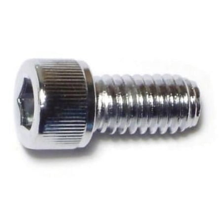 5/16"-18 x 5/8" Chrome Grade 8 Knurled Socket Cap Screws SCSKS-093 (10 pcs.)