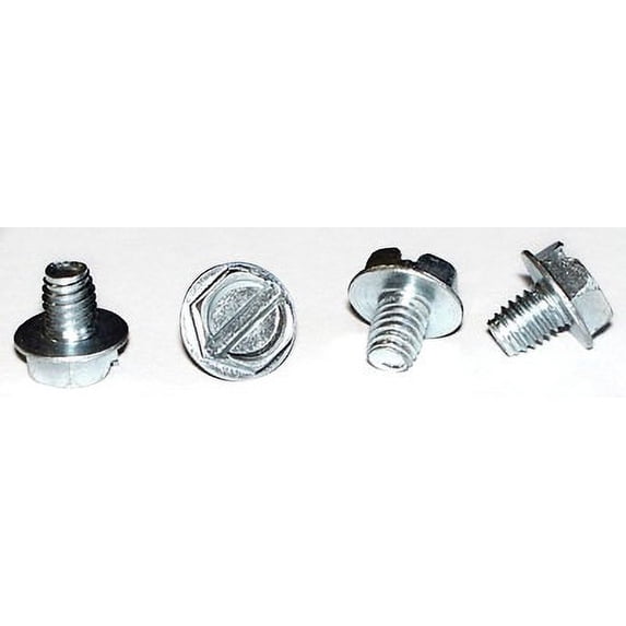 5/16-18 x 5/8" Machine Screws / Slotted / Hex Washer Head / Steel / Zinc - 1500 Piece Carton