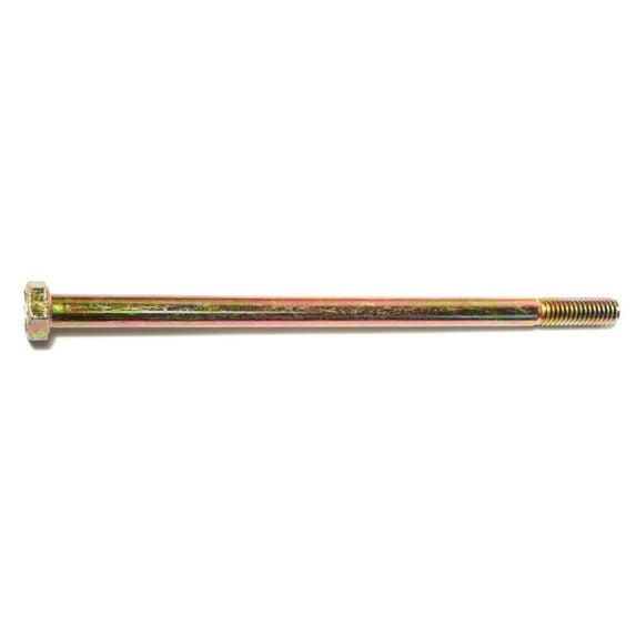 5/16"-18 x 6" Zinc Plated Grade 8 Hex Cap Screws HCS8-115 (25 pcs)