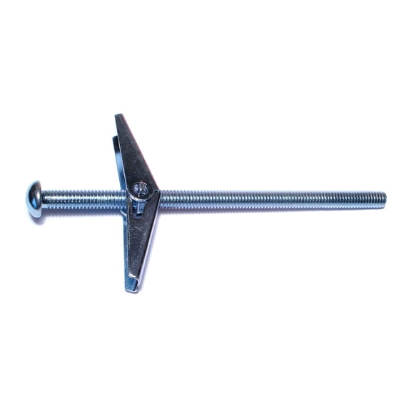 5/16"-18 x 6" Zinc Plated Steel Round Head Toggle Bolts (25 pcs)