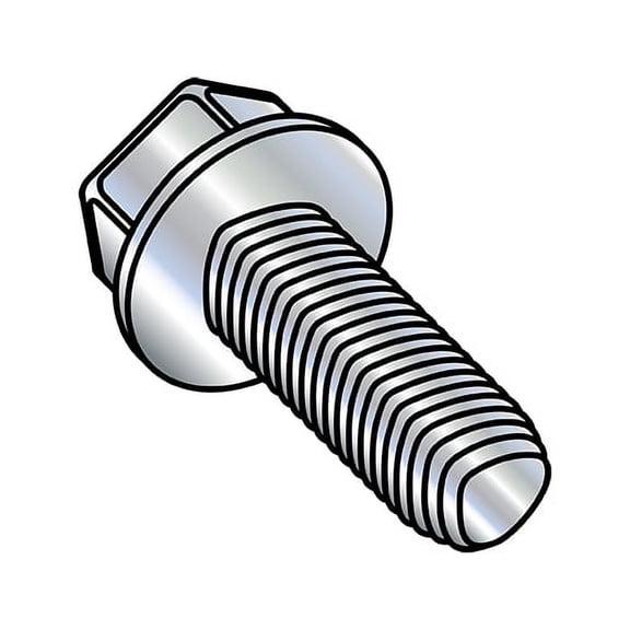5/16-18X1/2 Unslotted Ind Hex Washer Thread Rolling Screws Thread Roll Screw Full Thread Zinc Wax (Pack Qty 2,000) BC-3108RW