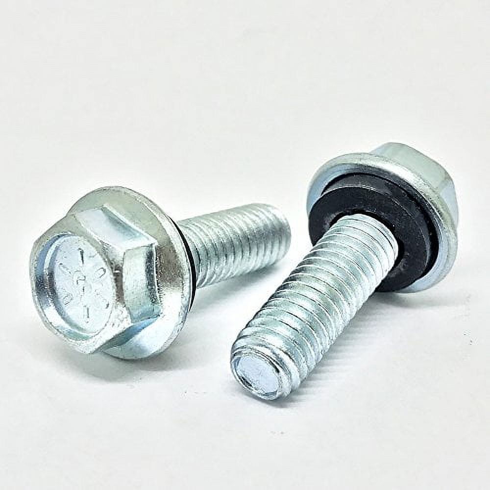 5/1618X3/4 Grade 8 Grain Bin Steel Building Bolts Zinc With Rubber Washer