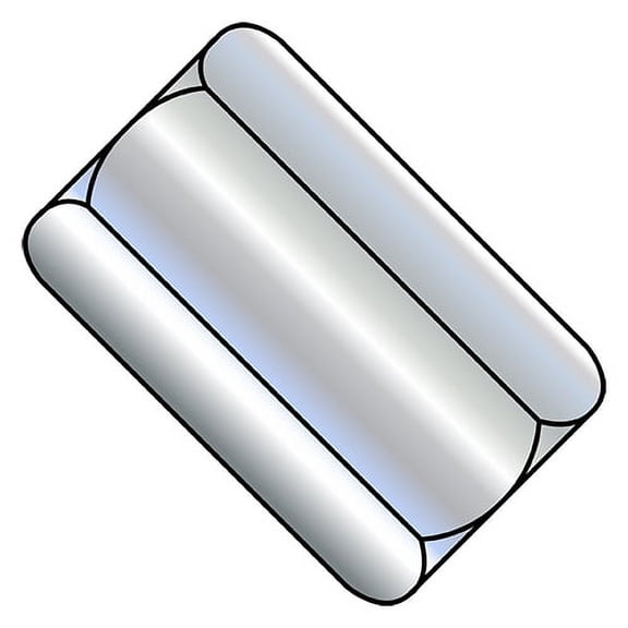 5/16-18X7/8 Hex Rod Coupling Nut 1/2 inch Across Flats Zinc (Pack Qty 200) BC-311408NCUP
