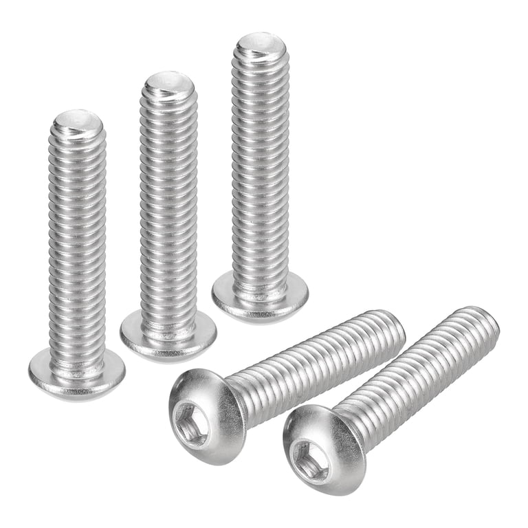 5/16-18x1 Button Head Hex Socket Cap Screws Stainless Steel (9 5/16-18x1 Button Head Hex Socket Cap Screws Stainless Steel (9