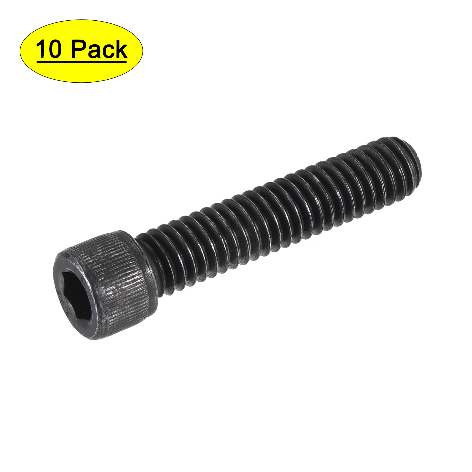 5/16-18 X 1/2" Hex Socket Head Cap Screws – Alloy Steel Black Oxide, 30-Pack
