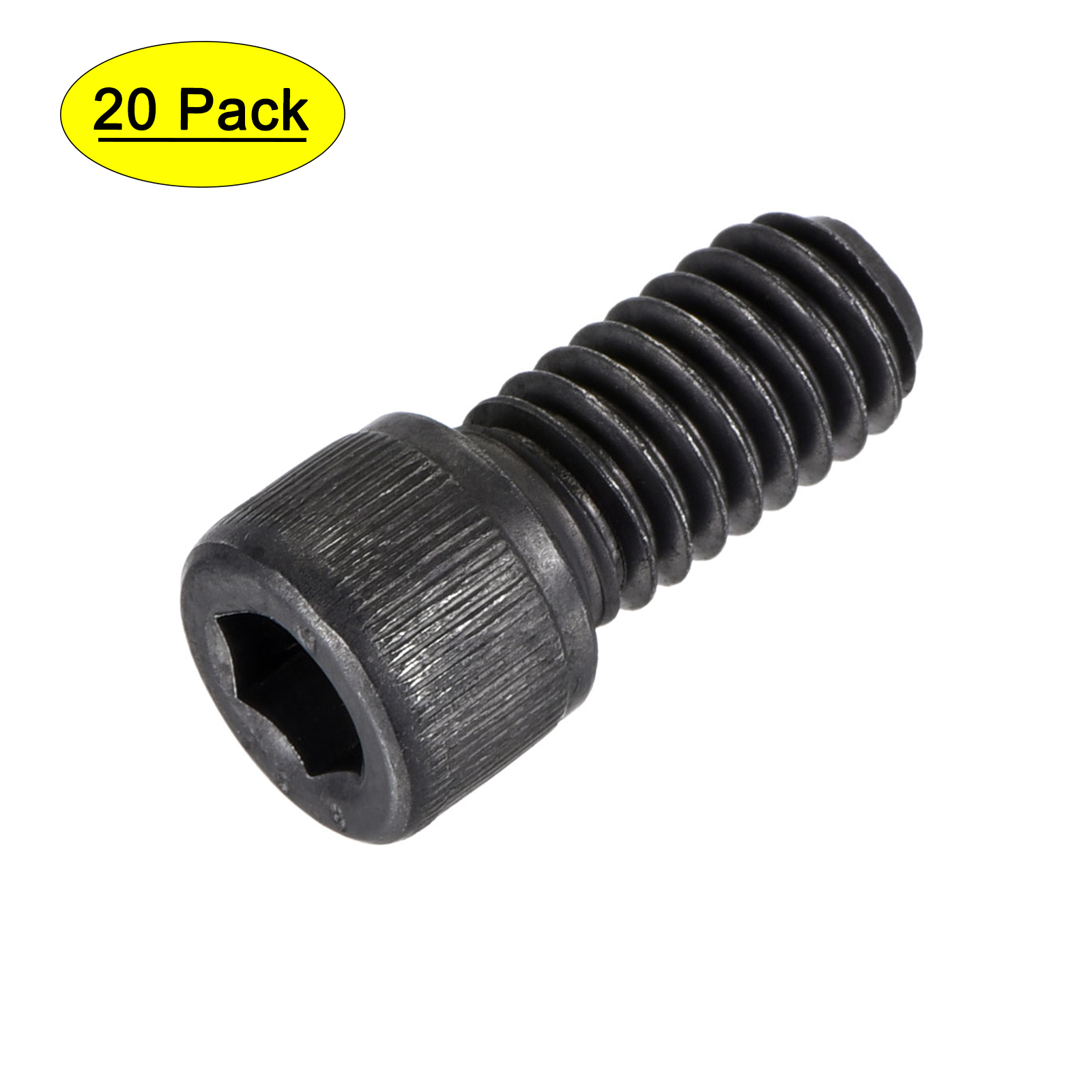 5/16-18 X 5-1/2 Inch Hex Socket Head Cap Screws – Alloy Steel, Black Oxide (2-Pack)