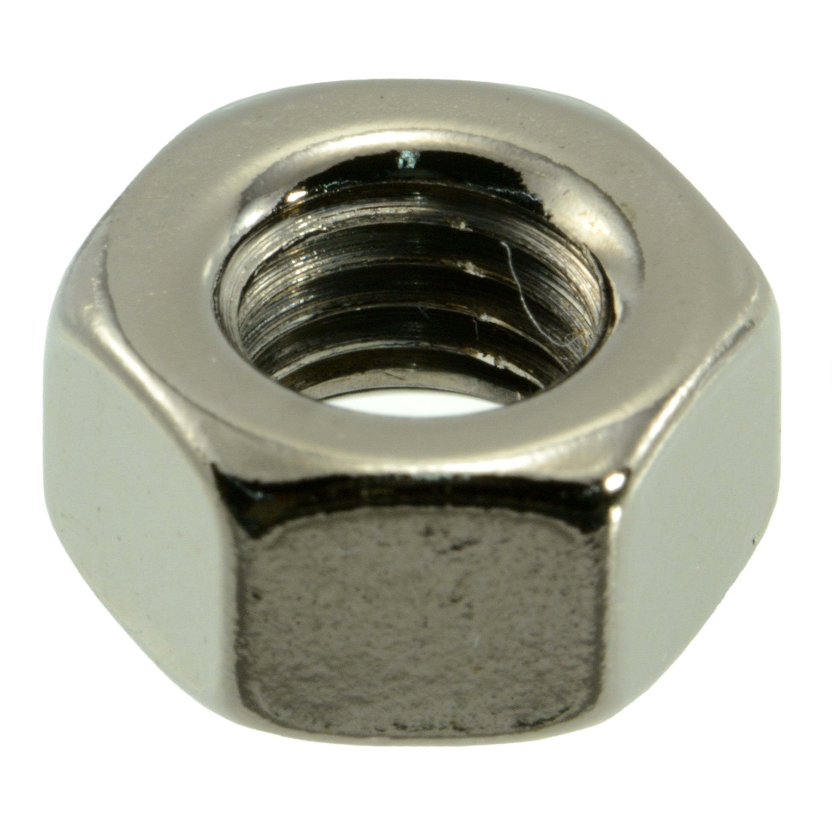 5/16"-24 Black Chrome Plated Steel Grade 5 Fine Thread Hex Nuts (8 pcs.)