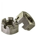 thumbnail image 1 of 5/16"-24 Slotted Hex Nuts, Finished Pattern, Steel, Plain Finish (inch) (Quantity: 2000), 1 of 1