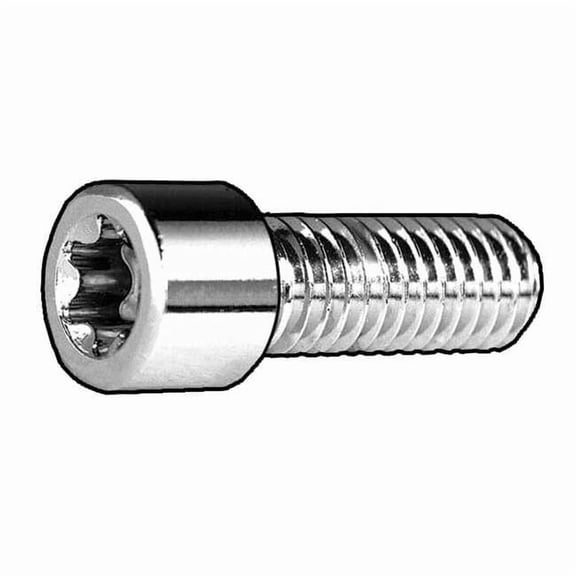 5/16"-24 Socket Head Cap Screw, Socket, Chrome Plated Alloy Steel, 3/4 in Length, 5 PK