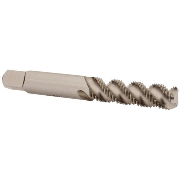 5/16-24 UNF, 3 Flute, Bottoming Chamfer, Bright Finish, High Speed Steel Spiral Flute STI Tap
