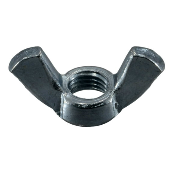 5/16"-24 Zinc Plated Steel Fine Thread Wing Nuts (10 pcs.)