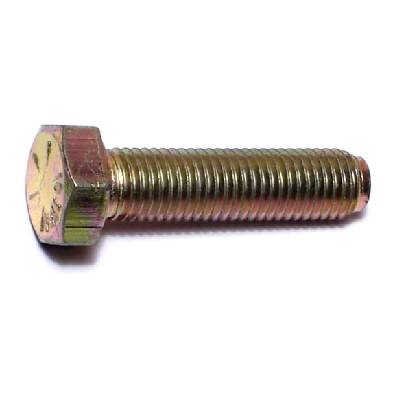 5/16"-24 x 1-1/4" Zinc Plated Grade 8 Steel Fine Thread Hex Cap Screws HCS8-123