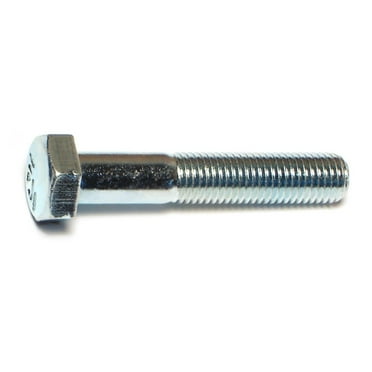 5/16"-24 x 1-3/4" Zinc Plated Grade 5 Steel Fine Thread Hex Cap Screws CSHS5-218