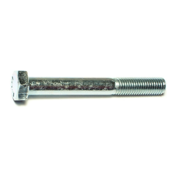 5/16"-24 x 2-1/2" Zinc Plated Grade 5 Steel Fine Thread Hex Cap Screws CSHS5-228