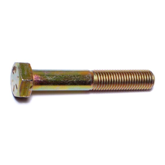 5/16"-24 x 2" Zinc Plated Grade 8 Steel Fine Thread Hex Cap Screws HCS8-129
