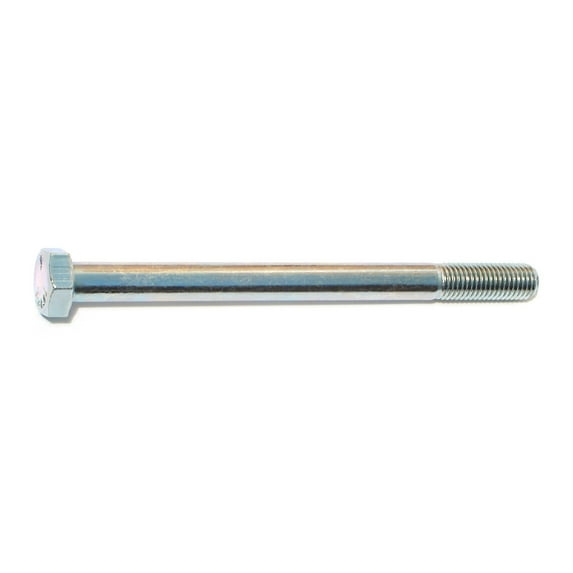 5/16"-24 x 4" Zinc Plated Grade 5 Steel Fine Thread Hex Cap Screws CSHS5-234