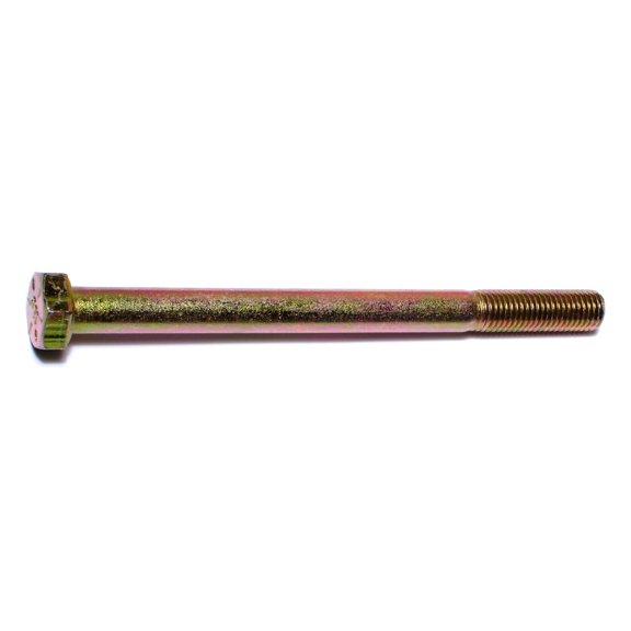 5/16"-24 x 4" Zinc Plated Grade 8 Steel Fine Thread Hex Cap Screws HCS8-137