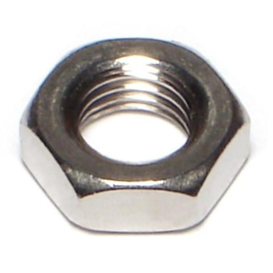 5/16"-24 x 9/16" 18-8 Stainless Steel Fine Thread Jam Nuts JNSS-102 (12 pcs.)