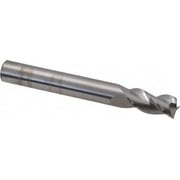 5/16", 5/8" LOC, 5/16" Shank Diam, 2-1/2" OAL, 3 Flute, Solid Carbide Square End Mill