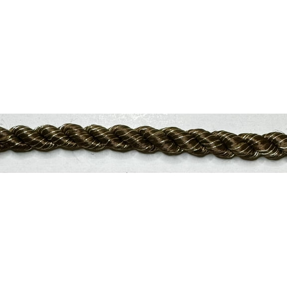 5/16" (8mm) Twist Cord Rope Trimming with Metallic - 10 Yards - Many Colors Available!